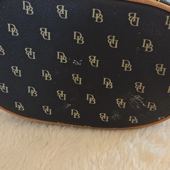 Monogram Black and Tan Dooney & Bourke Women's Bag - Purse - Picture 10 of 10
